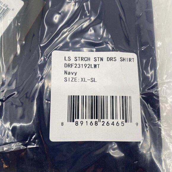 DSTRCT & Row STITCHFIX Men's XL Navy Long Sleeve Button Up Shirt Lightweight NWT - Picture 3 of 6